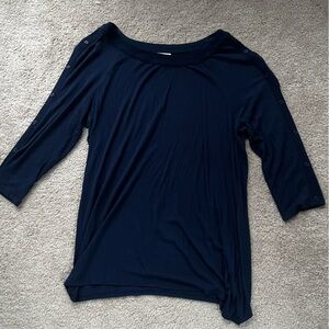 Westport Midnight Blue Long Sleeve Top